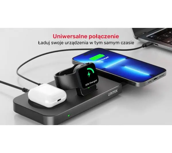 Unitek P1222A 48W z powerbankiem 6w1 - Kup na Raty - RRSO 0%