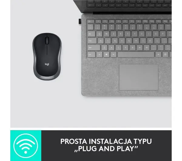 Logitech M185 Czarno-szary