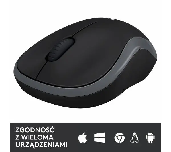 Logitech M185 Czarno-szary