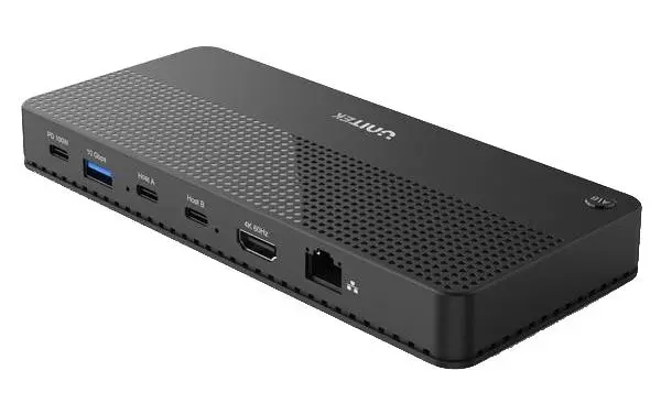 Hub USB Unitek D1077A przełącznik KVM 4K Hub USB 11 portów Czarny