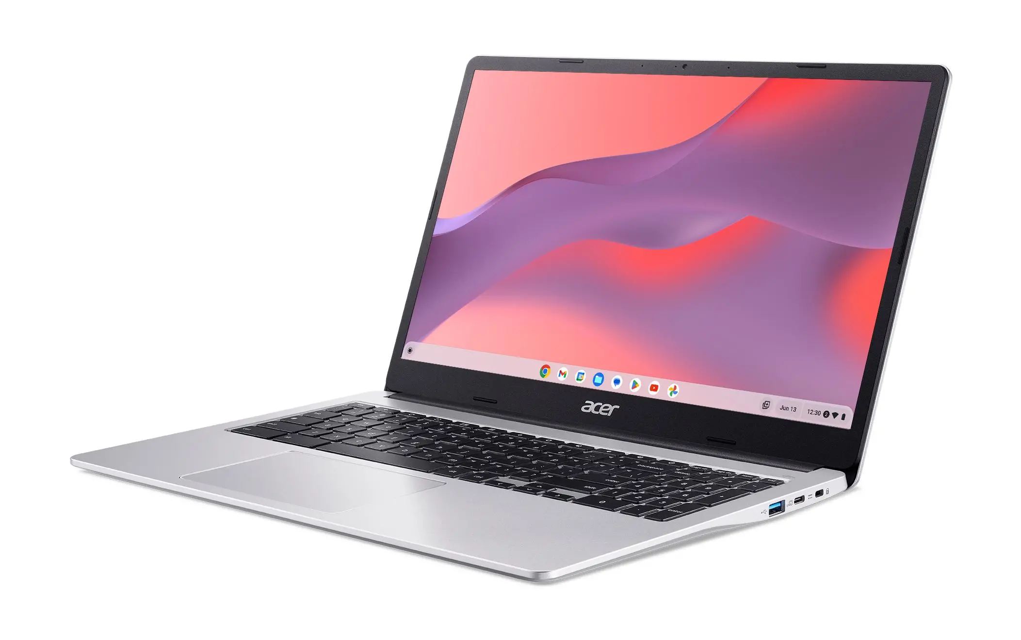 Laptop chromebook Acer Chromebook 315 CB315-4H-C62Z 15,6" Celeron N5100 4GB RAM 128GB Dysk ChromeOS Srebrny