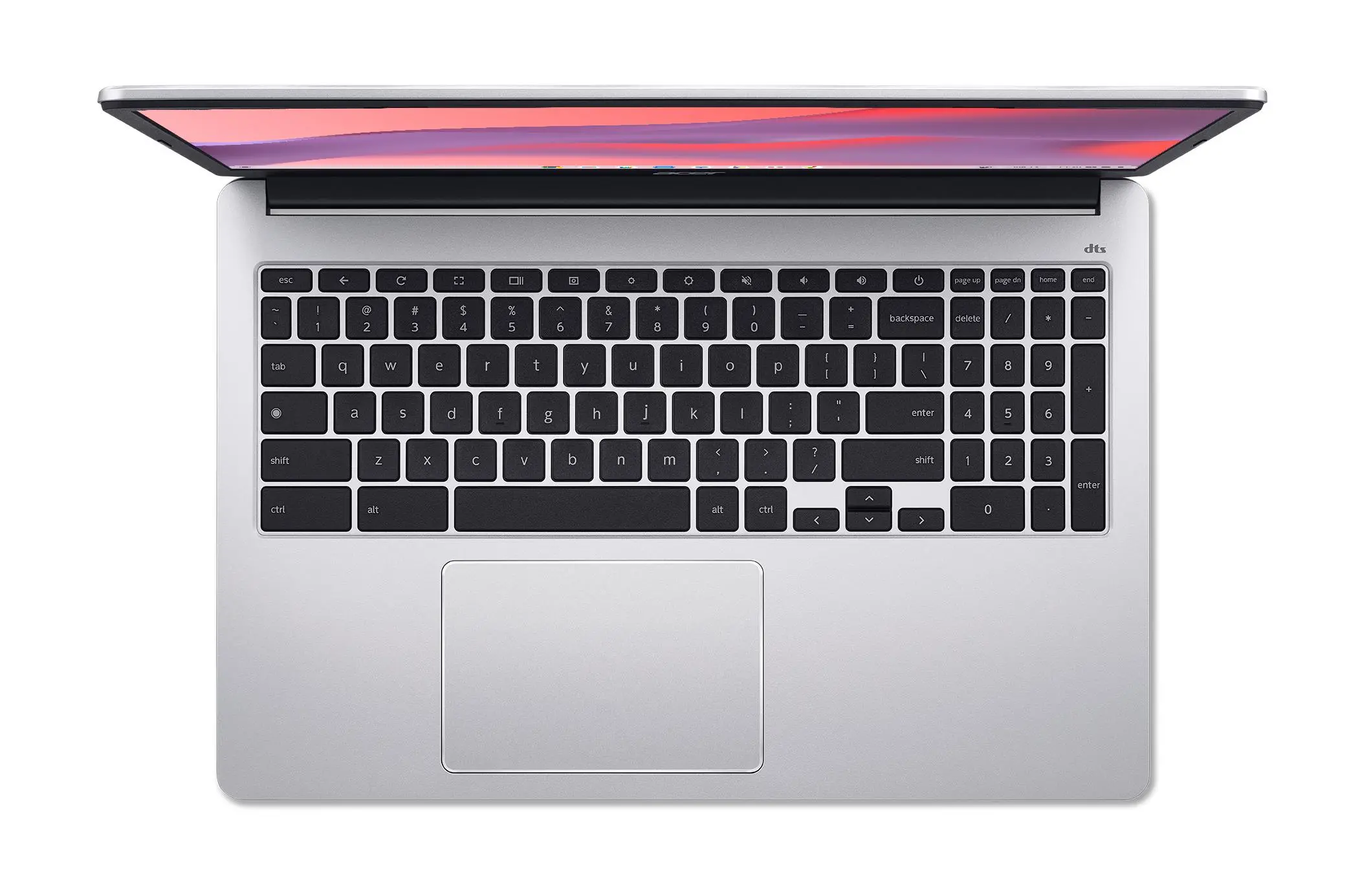 Laptop chromebook Acer Chromebook 315 CB315-4H-C62Z 15,6" Celeron N5100 4GB RAM 128GB Dysk ChromeOS Srebrny