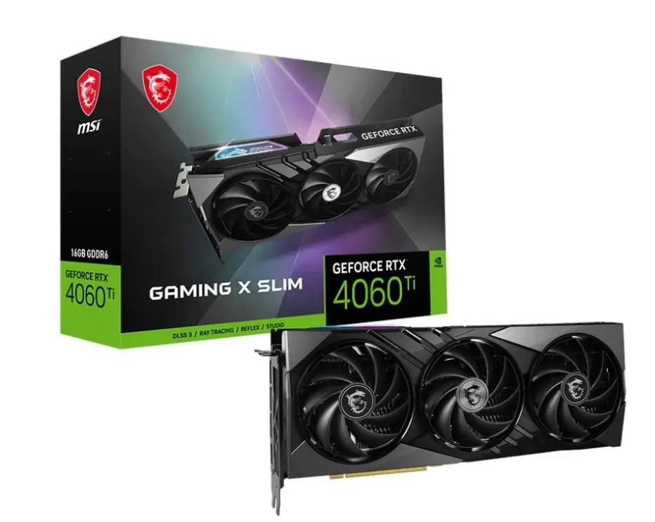 Karta graficzna MSI GeForce RTX 4060 Ti GAMING X SLIM 16GB GDDR6 128bit DLSS 3