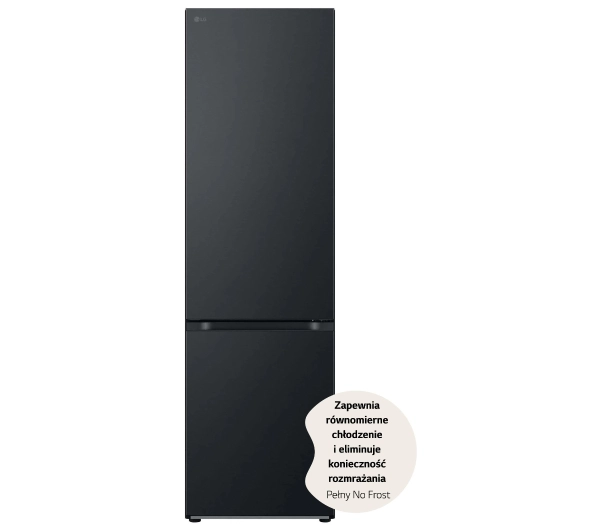 LG GBV7280DEV Pełny No Frost 203cm Szuflada z kontrolą wilgotności Ciemny grafit stal - Kup na Raty - RRSO 0%