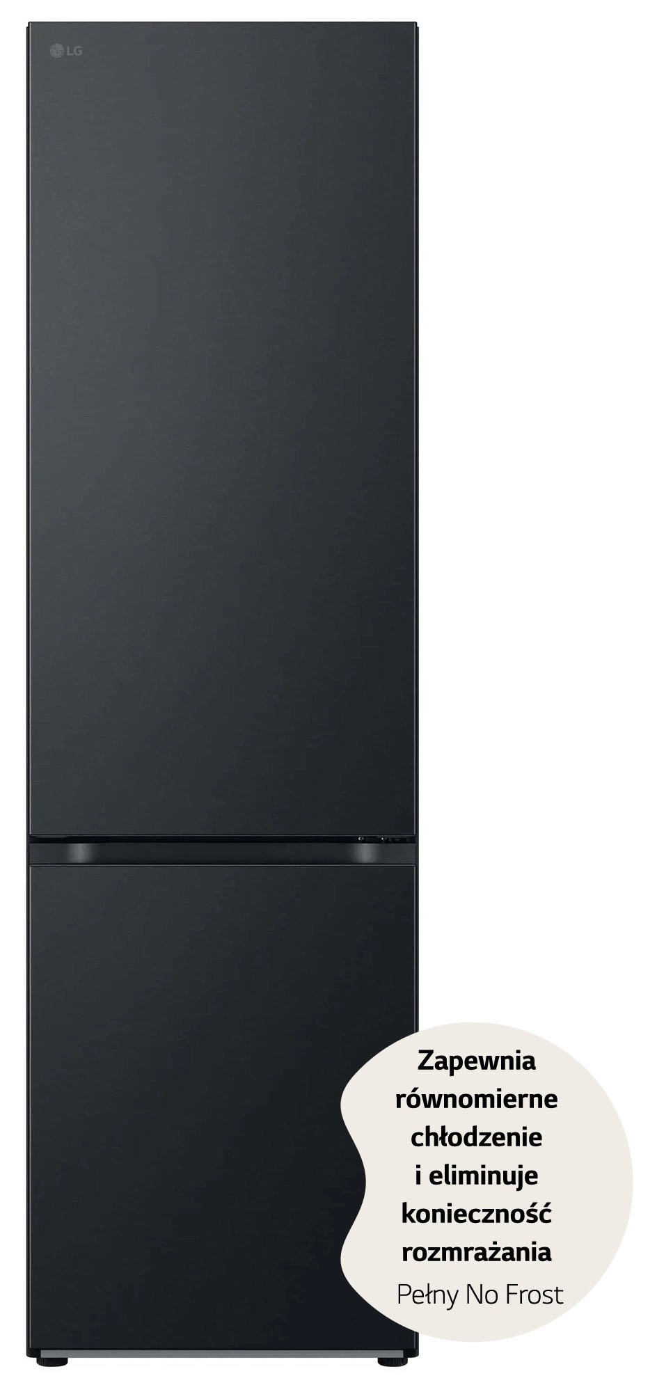 Lodówka LG GBV7280DEV Pełny No Frost 203cm Szuflada z kontrolą wilgotności Ciemny grafit stal