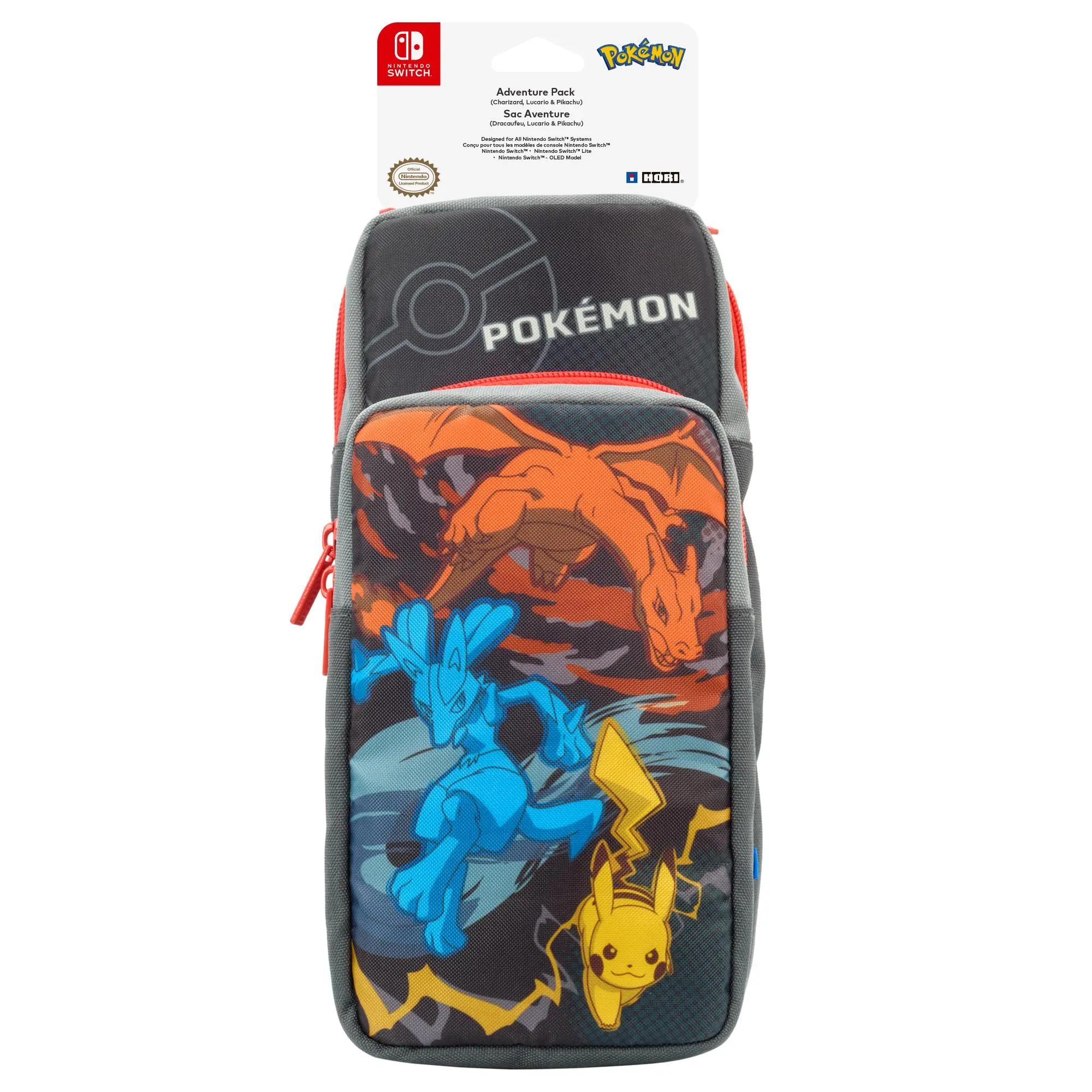 Plecak Hori NSW-415U Adventure Pack Charizard, Lucario, Pikachu