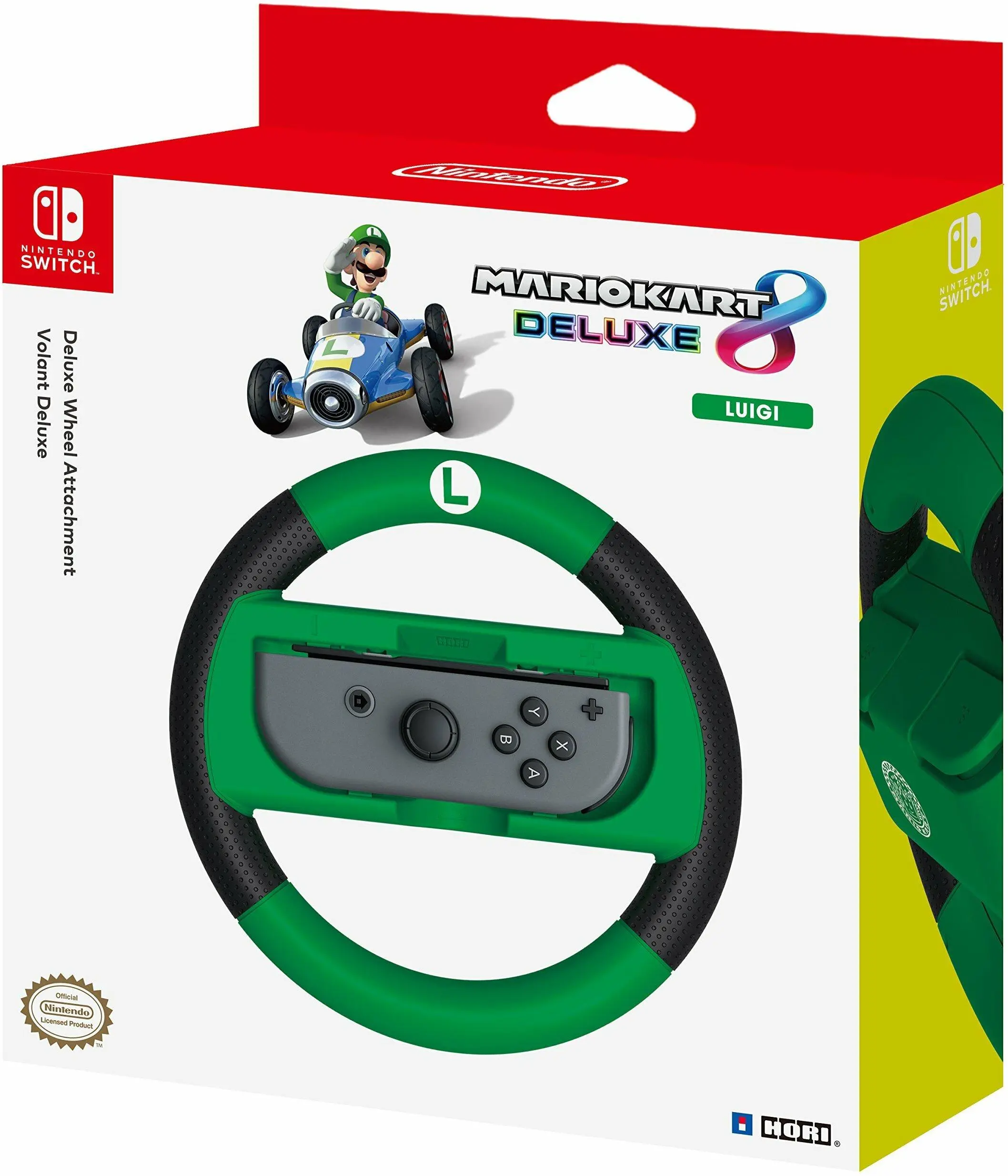 Kierownica Hori NSW-055U Deluxe Racing Wheel Luigi