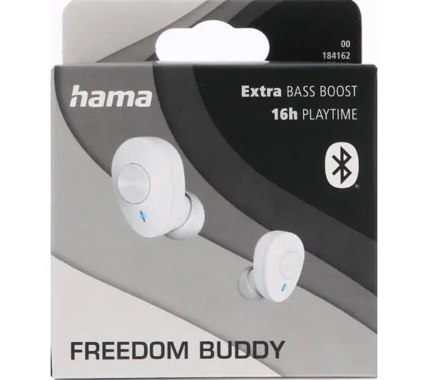 Hama Freedom Buddy Dokanałowe Bluetooth 5.3 Biały