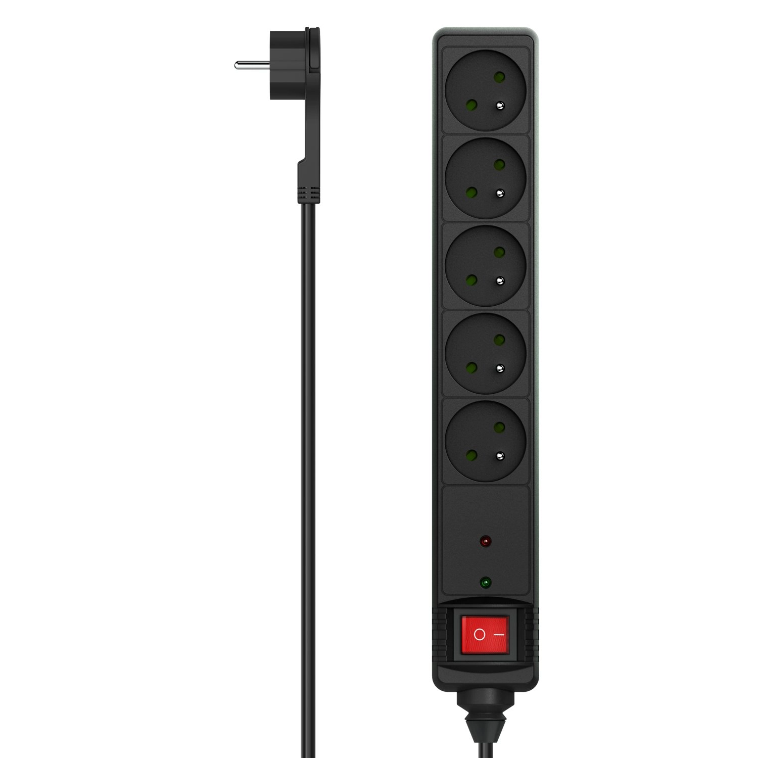 Listwa Hama P2223771 5 gniazd 1,5m Czarny