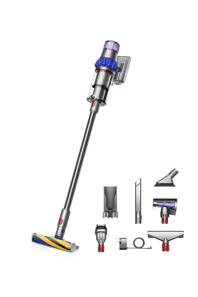 Odkurzacz bezprzewodowy Dyson V15 Detect Fluffy 60min Wymienny akumulator Mini elektroszczotka