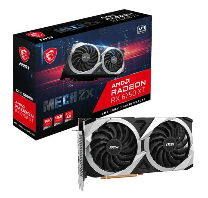 Karta graficzna MSI Radeon RX 6750 XT MECH 2X V1 12GB GDDR6 192bit