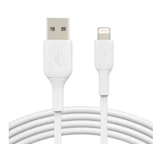 Kabel Belkin PVC Lightning do USB-A 3m Biały