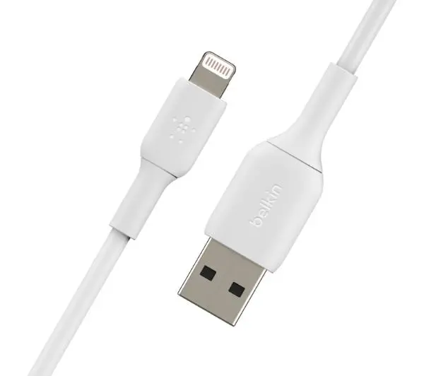 Belkin PVC Lightning do USB-A 3m Biały