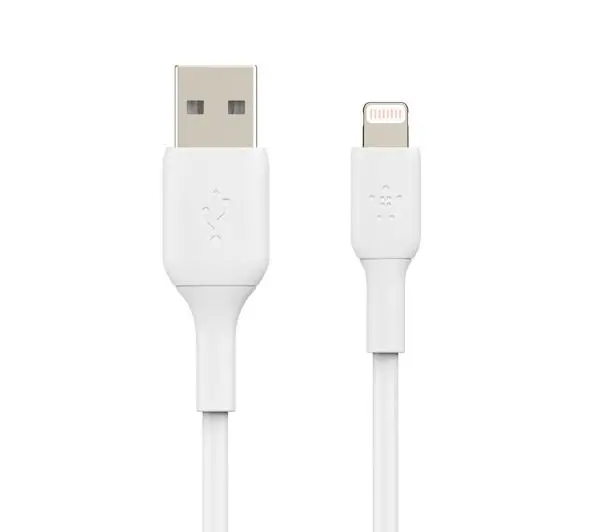 Belkin PVC Lightning do USB-A 3m Biały