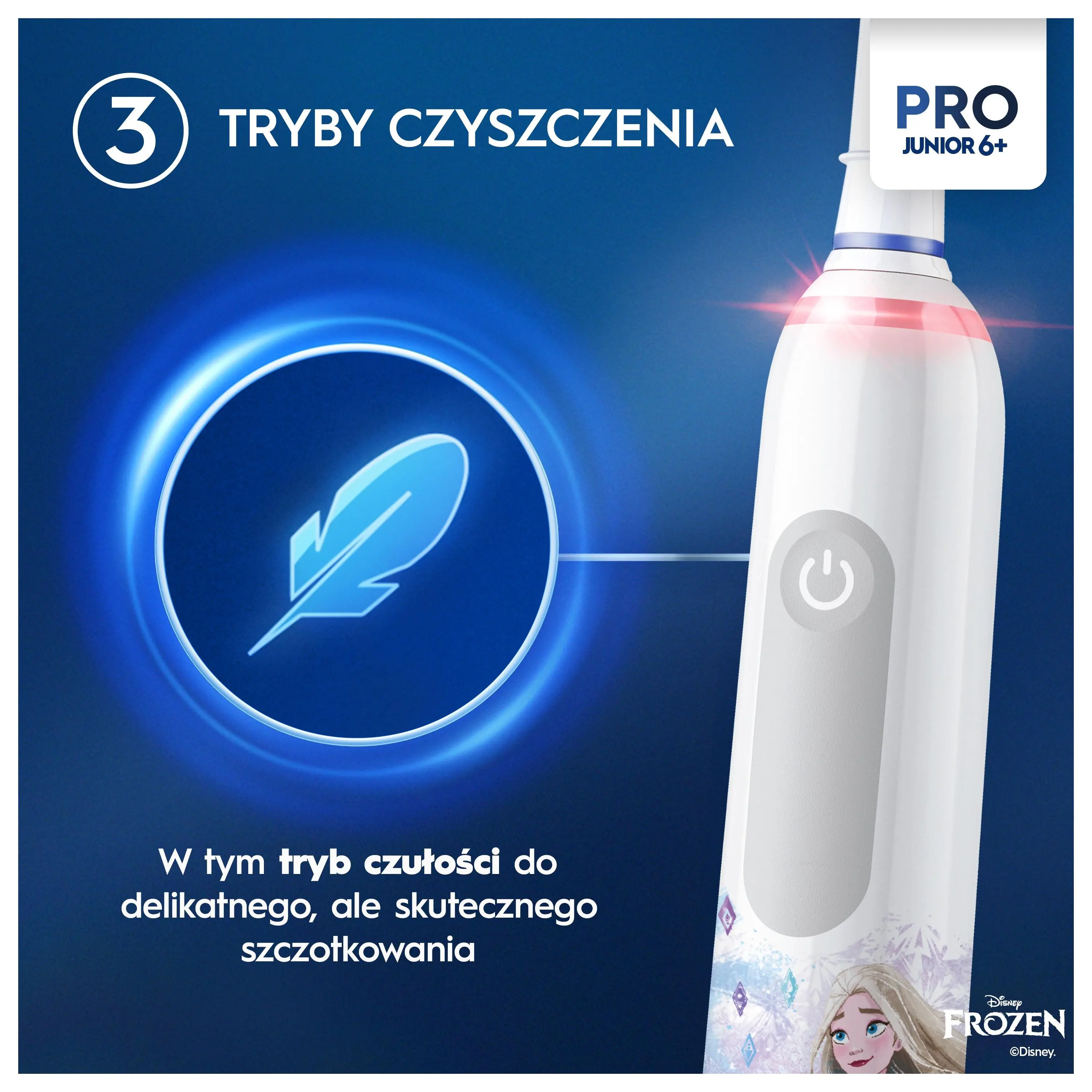 фото Електрична зубна щітка Oral-B Pro Junior 6 Frozen