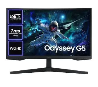 Monitor Samsung Odyssey G5 S27CG510EU 27" 2K VA 165Hz 1ms Gamingowy