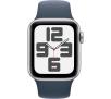 Smartwatch Apple Watch SE 2gen GPS  koperta 40mm z aluminium  Srebrnym pasek sportowy Sztormy błękit  S/M