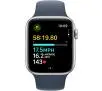 Apple Watch SE 2gen GPS  koperta 44mm z aluminium  Srebrny pasek sportowa Zimowy błękit S/M