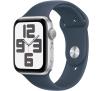 Smartwatch Apple Watch SE 2gen GPS  koperta 44mm z aluminium  Srebrny pasek sportowa Zimowy błękit S/M