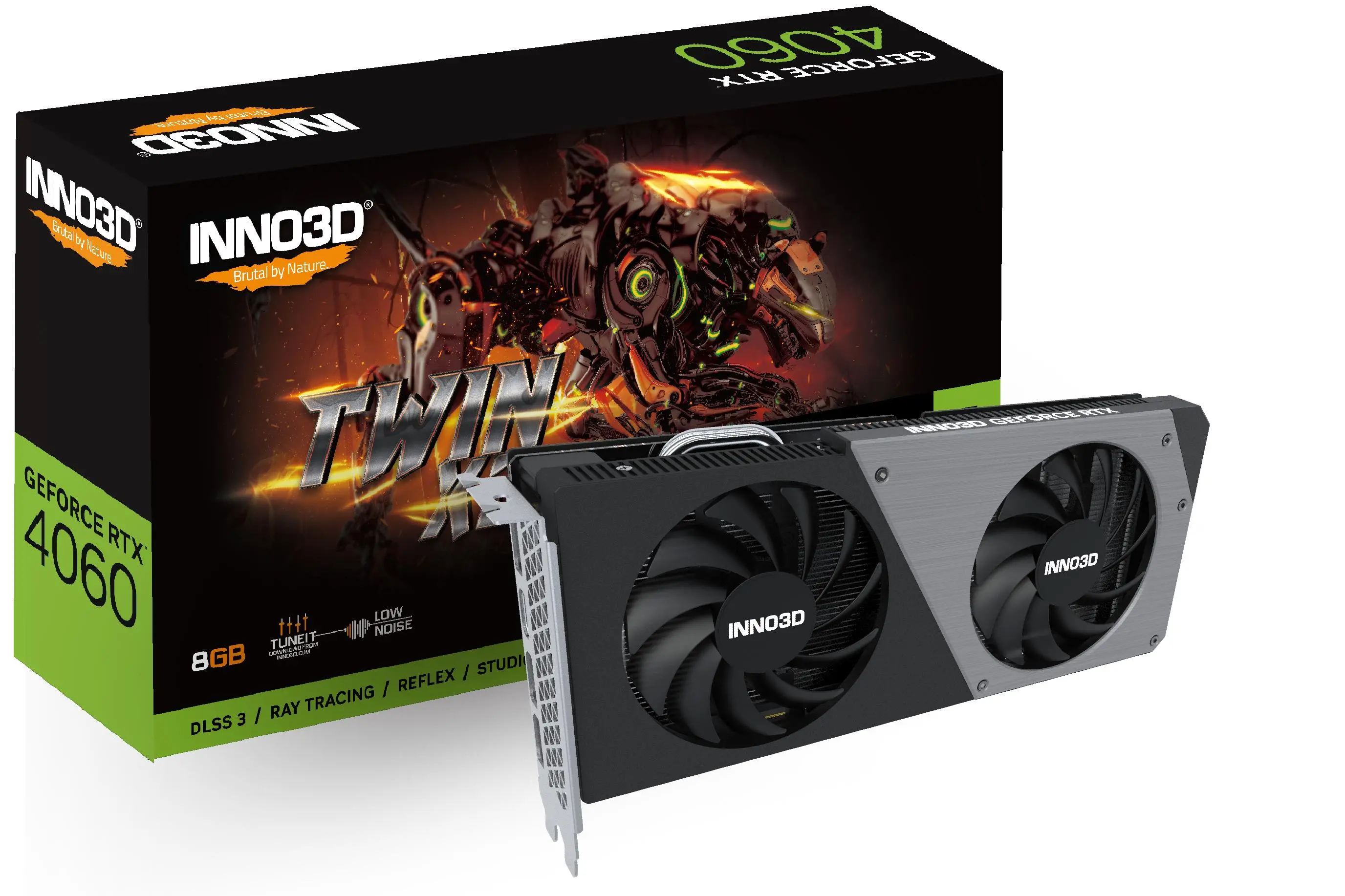 Karta graficzna Inno3D GeForce RTX 4060 Twin X2 8GB GDDR6 128bit DLSS 3