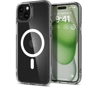 Etui Spigen Ultra Hybrid MagFit do iPhone 15 Biały