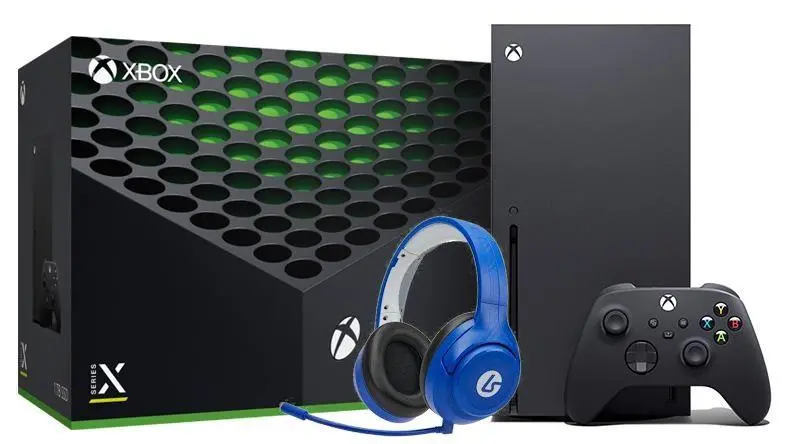 Konsola Xbox Series X 1TB z napędem + Słuchawki LucidSound LS15X  Niebieski