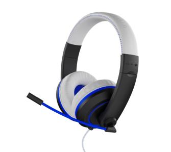 Słuchawki przewodowe z mikrofonem Gioteck XH-100S Nauszne Czarno-biały