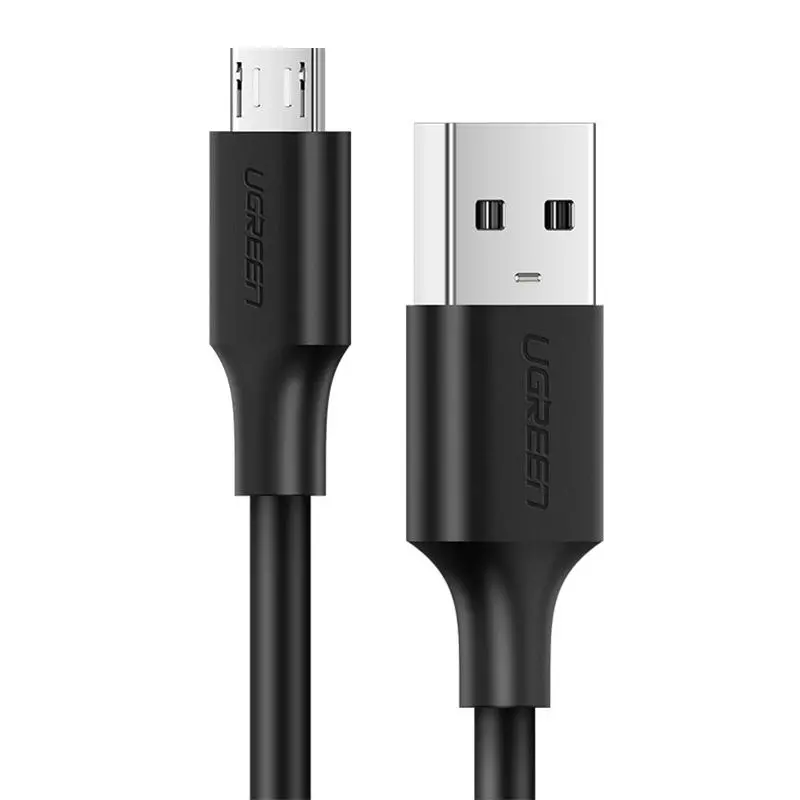 Kabel UGREEN microUSB do USB US289 QC 3,0 1,5m Czarny