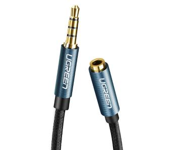 Kabel  audio UGREEN AV118 Przedłużacz audio jack 3,5 mm 1,5m (niebieski)