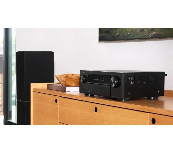 Denon AVR-X1800H DAB 7.2-kanałowy Dolby Atmos DTS X Wi-Fi Bluetooth AirPlay Czarny - ⚡ BESTSELLERY ⚡ - Kup na Raty - RRSO 0%