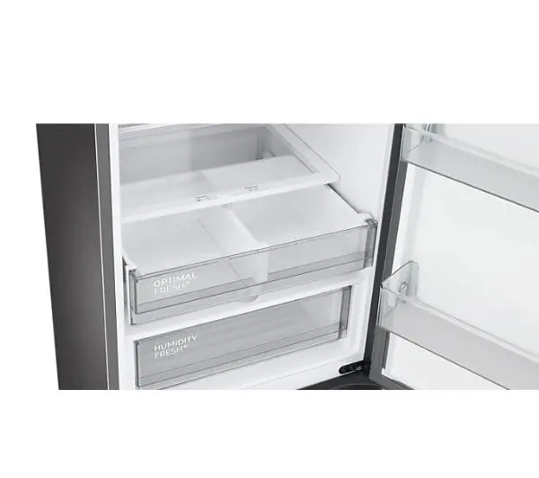 Samsung Bespoke RB38C7B5DB1 Funkcje AI Pełny No Frost 203cm Szuflada z kontrolą wilgotności Zdalne sterowanie Grafitowa Stal - Kup na Raty - RRSO 0%