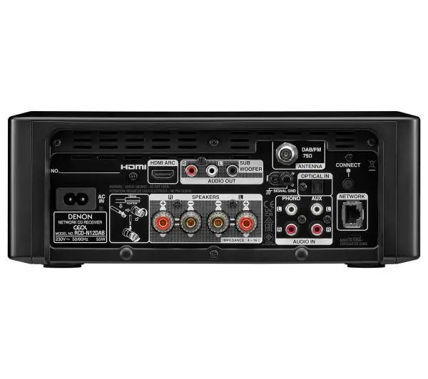 Denon CEOL N12DAB (RCDN-12DAB + SC-N10) 120W Wi-Fi Bluetooth AirPlay Radio FM, DAB+, Internetowe Czarny - ⚡ EURO HIT CENOWY! ⚡ - Kup na Raty - RRSO 0%