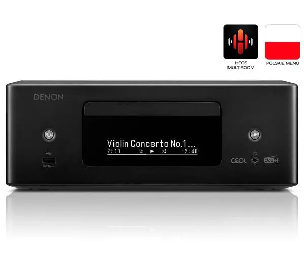 Denon CEOL N12DAB (RCDN-12DAB + SC-N10) 120W Wi-Fi Bluetooth AirPlay Radio FM, DAB+, Internetowe Czarny - ⚡ EURO HIT CENOWY! ⚡ - Kup na Raty - RRSO 0%