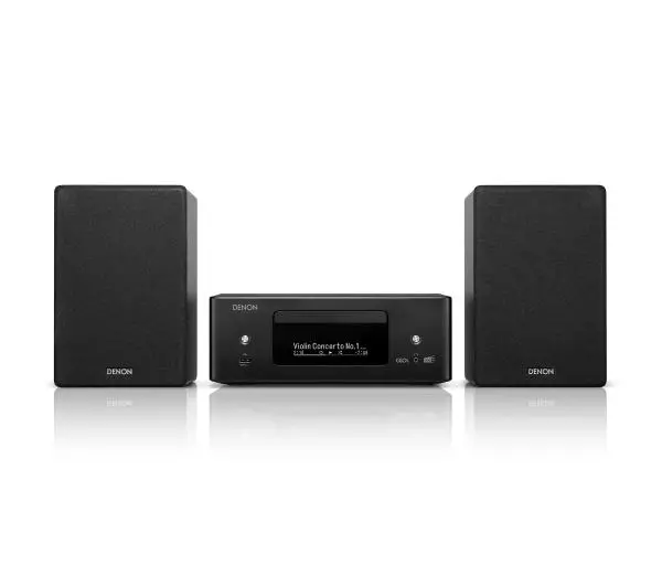 Фото - Аудіоресивер Denon CEOL N12DAB  120W Wi-Fi Bluetooth AirPlay Radio FM, DAB+, Internetowe Czarny (RCDN-12DAB + SC-N10)