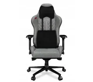 Yumisu 2050 Tkanina Biurowy do 150kg Jasnoszaro-czerwony - Kup na Raty - RRSO 0%