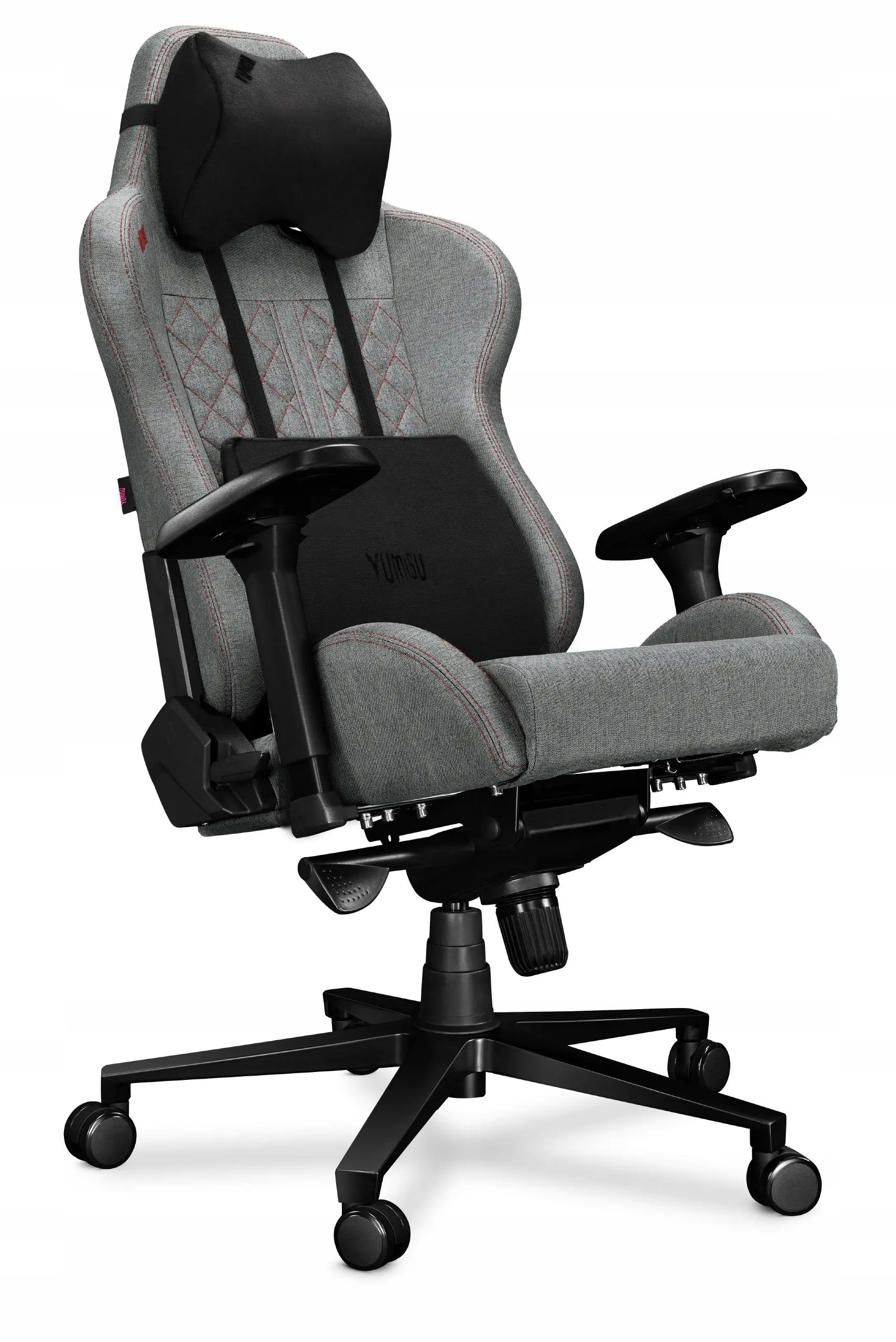 фото Компьютерное кресло для геймера Yumisu 2050 Light Gray/Red (YP2050PPLRM) 2