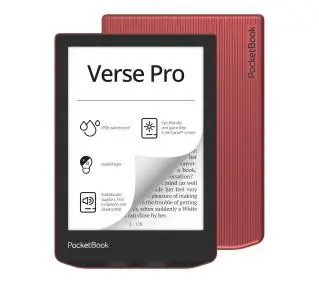 Pocketbook Verse Pro 6" 16GB WiFi Czerwony - Kup na Raty - RRSO 0%