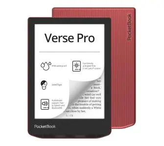 Czytnik E-booków Pocketbook Verse Pro 6" 16GB WiFi Czerwony