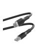 Kabel Puro ICON Soft PUUSBCUSBCICONBLK USB-C do USB-C 1,5m Czarny