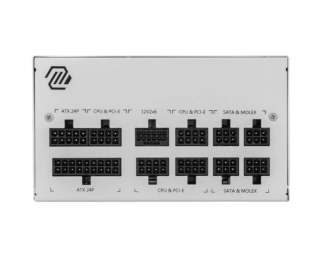 фото Блок питания MSI MAG A850GL PCIE5 White 1