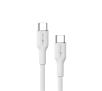 Kabel Reinston EKT49 USB-C do USB-C SOFT 65W 1,5m Biały