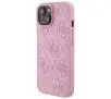 Etui Guess Leather 4G Stamped GUHCP15SP4EPMP do iPhone 15 Różowy