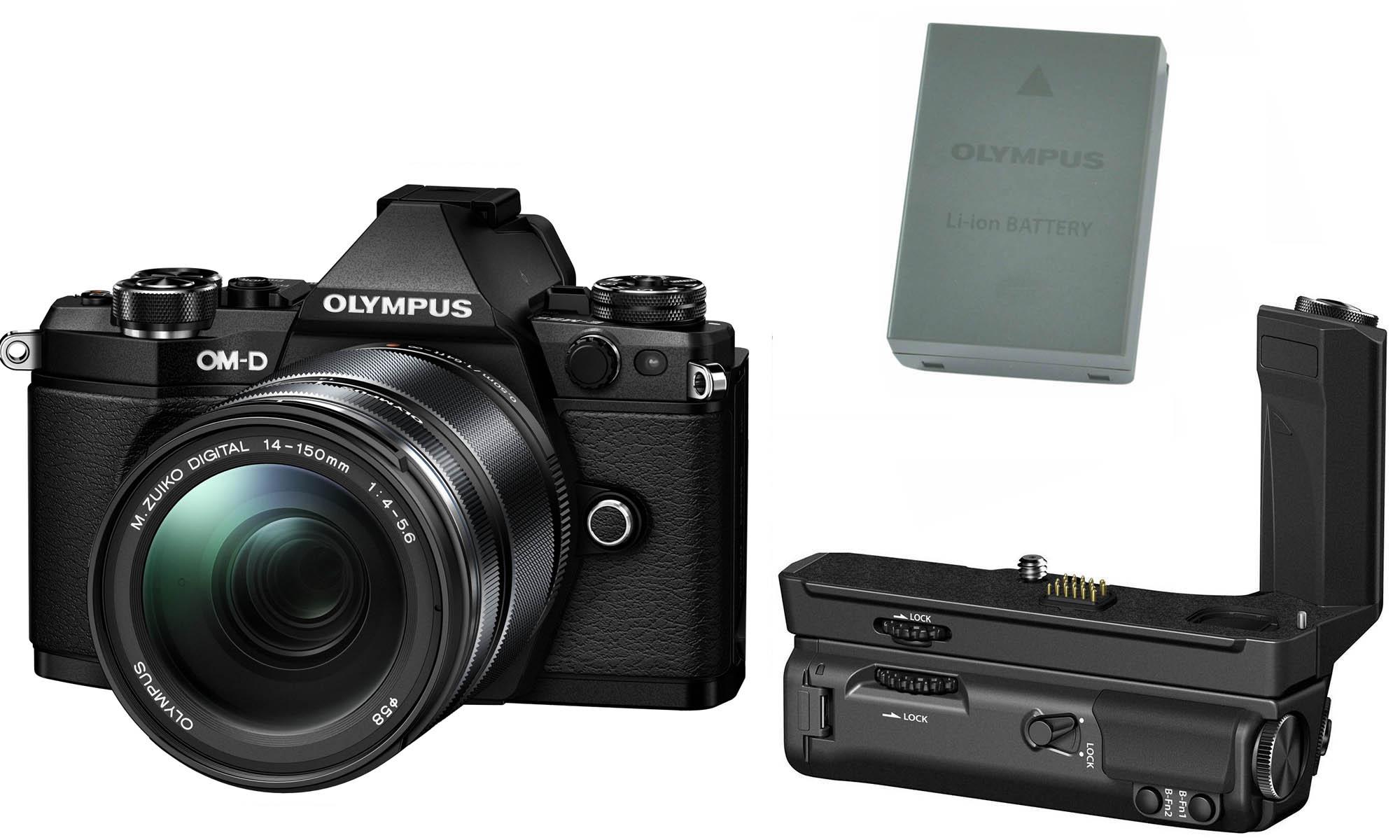 Olympus OM-D E-M5 Mark II + 14-150 mm (czarny) + grip +