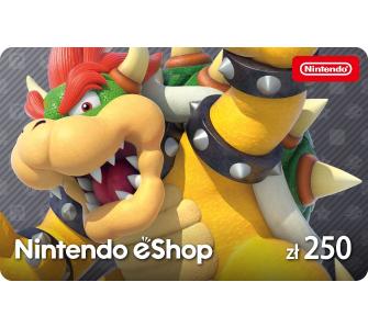 Doładowanie Nintendo eShop 250zł Obecnie dostępne tylko w sklepach stacjonarnych RTV EURO AGD