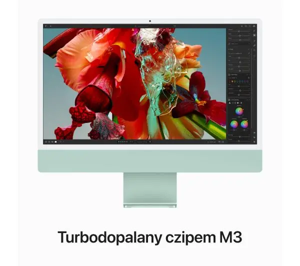 Apple iMac Retina 4.5K M3 MQRP3ZE/A 23,5" 8GB RAM 512GB Zielony - Kup na Raty - RRSO 0%
