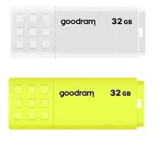 PenDrive GoodRam UME2 Mix Dwupak 2x32GB USB 2.0  Biało-żółty