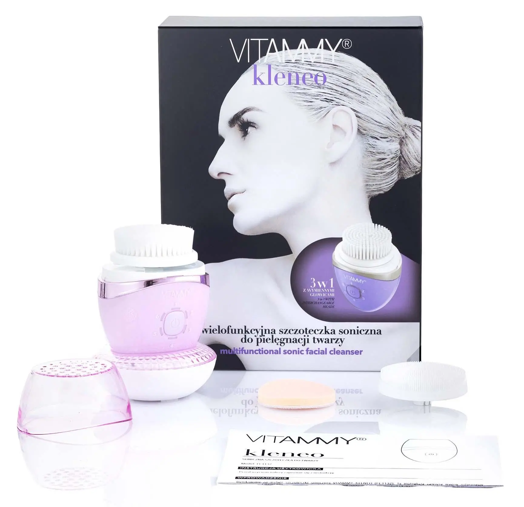 Szczoteczka do twarzy Vitammy Kleneo