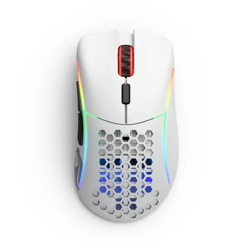 Myszka gamingowa Glorious Model D Minus Wireless Mat Biały