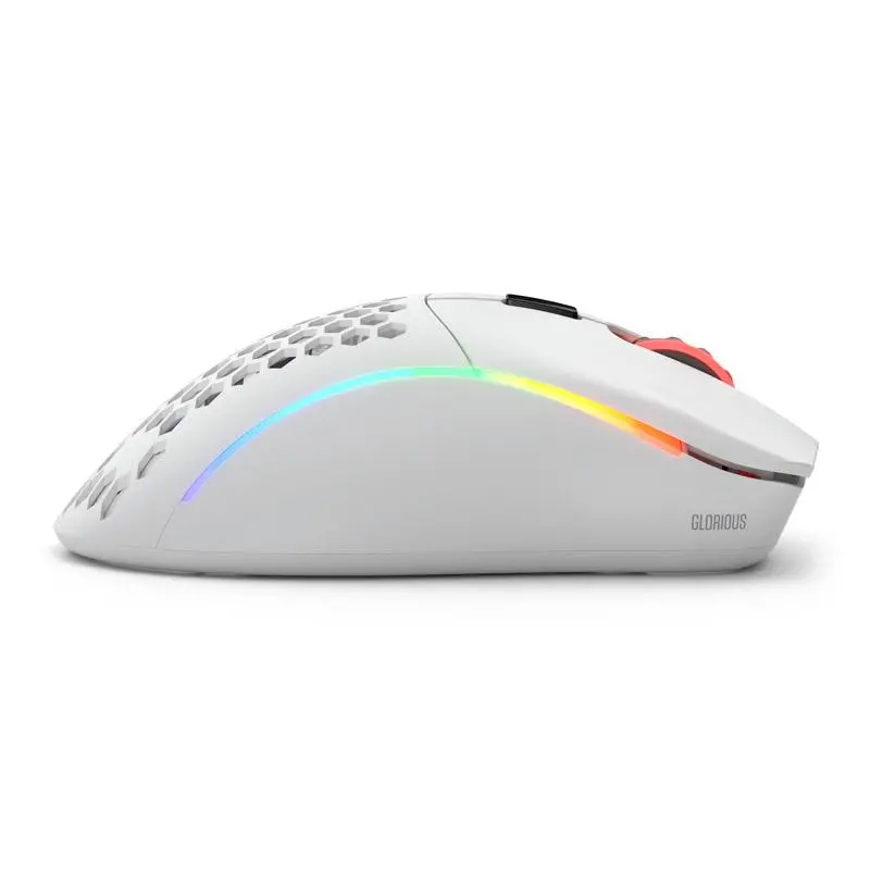 Myszka gamingowa Glorious Model D Minus Wireless Mat Biały