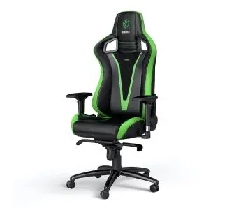 Fotel Noblechairs EPIC Sprout Edition Gamingowy do 120kg Skóra ECO Czarno-zielony